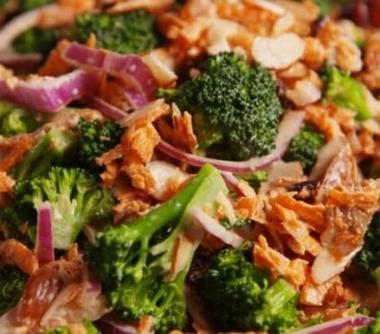 recette brocoli facile fouetter eau vinaigre hoisin sauce soya huile sésame fécule maïs