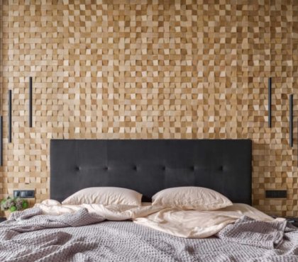 revetement mural en bois pour chambre