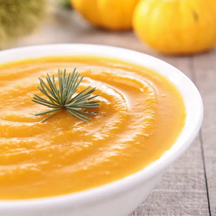 january carrot and pumpkin soup