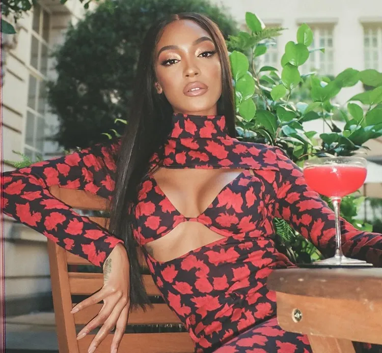 technique lissage cheveux liquides liquid hair 2022 jourdan dunn instagram