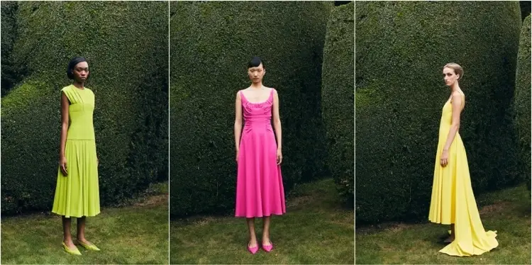 tendances mode 22 printemps été robes couleurs vives Emilia Wickstead
