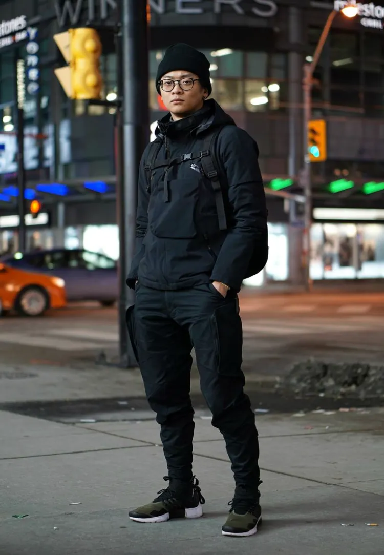 techwear style outfit brand 2022 men's fashion trend