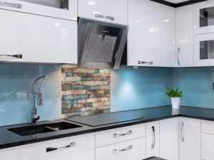 Credence pour cuisine briques