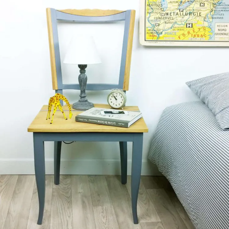 chaise retro design pour rénover chambre à coucher tendance