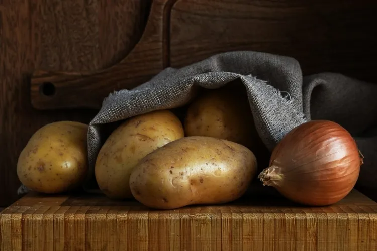 conserver pomme de terre au congélateur endroit sombre couvrir sac torchon