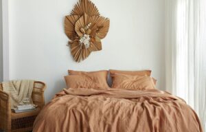 feuille de palmier séchée déco murale