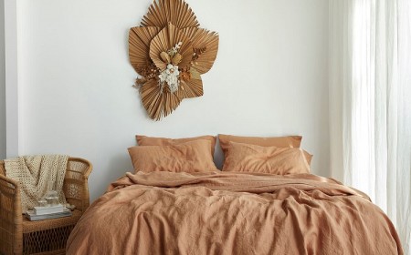feuille de palmier séchée déco murale