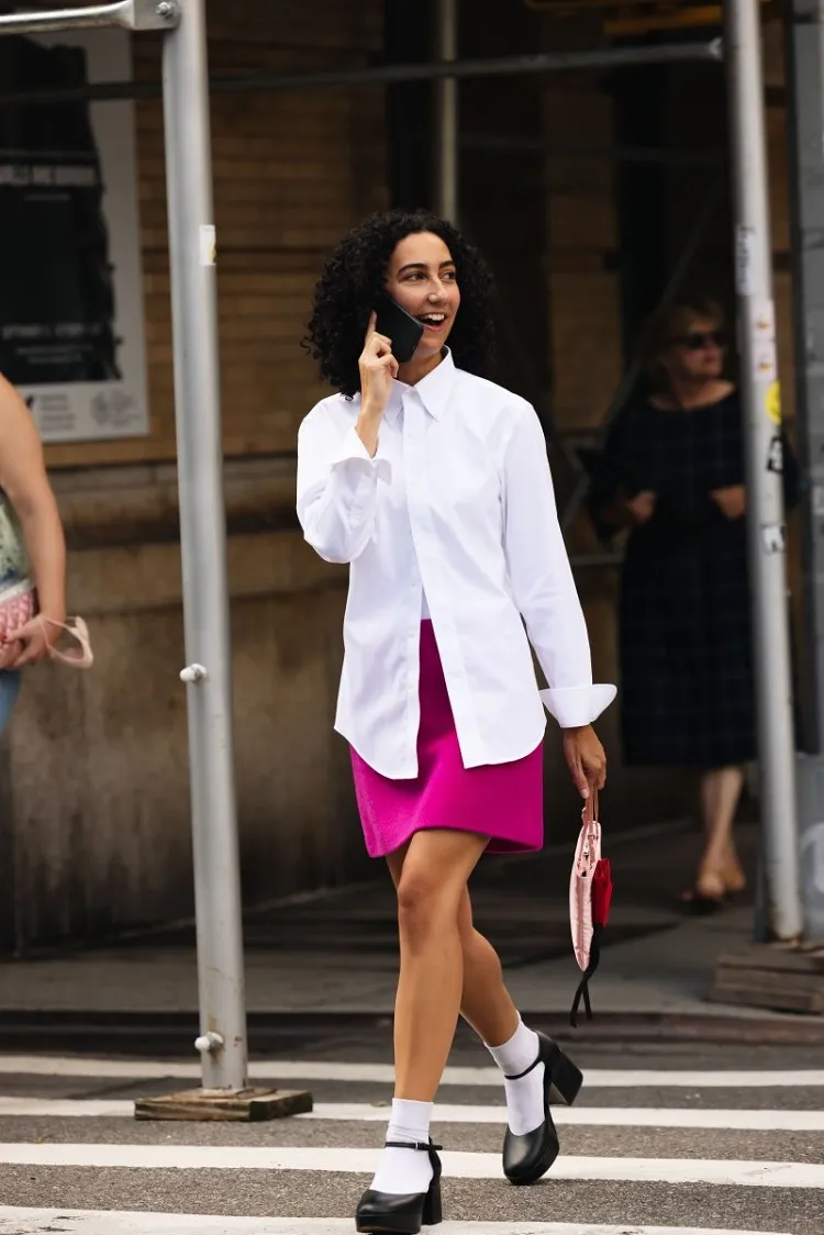 les meilleurs looks street style femme semaine mode new york 2022 printemps