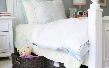 panier rangement sous lit astuce pratique pour optimiser l'espace sous le lit