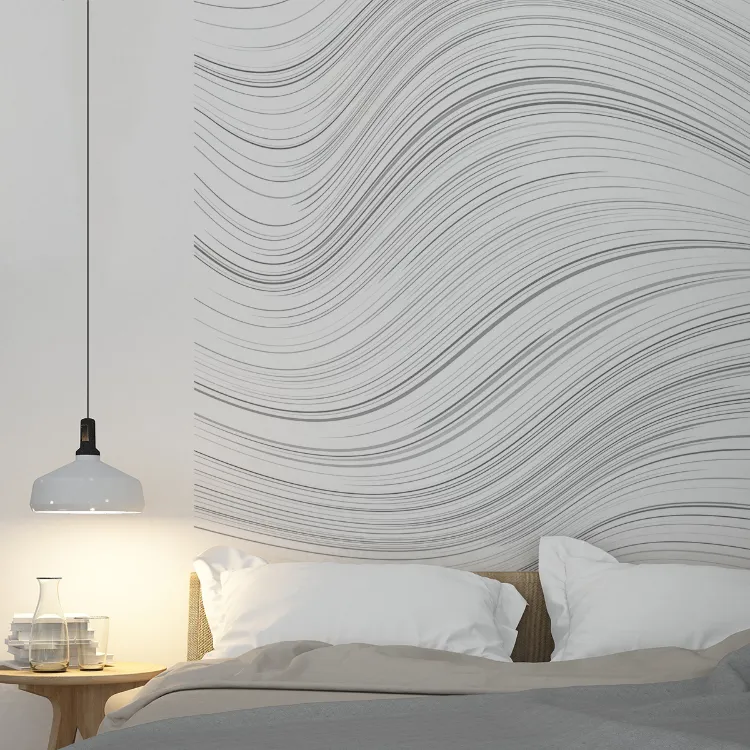 papier peint au mur pour relooker chambre à coucher tendance