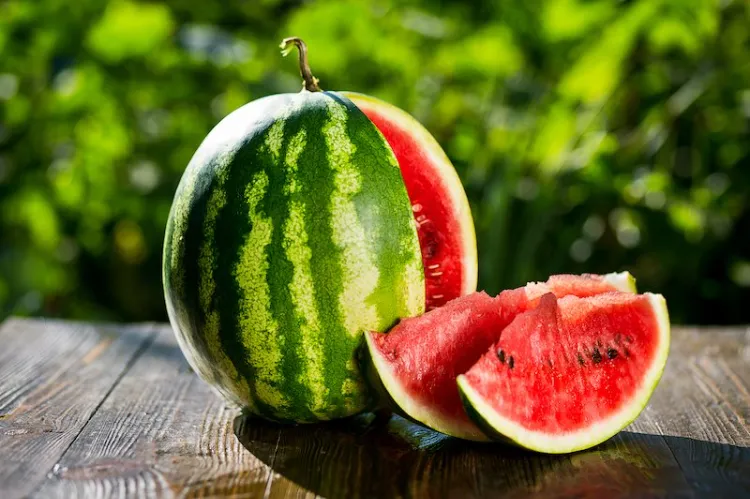 watermelon with very few calories