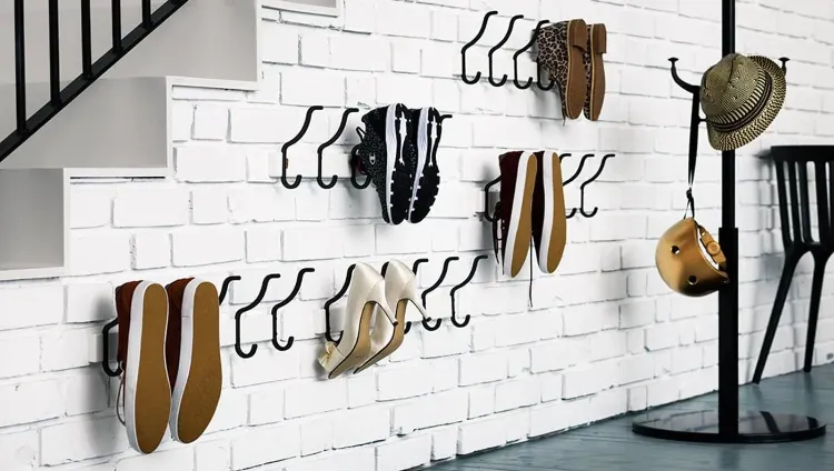 patères IKEA rangement chaussure fonctionnel décoratif gain de place