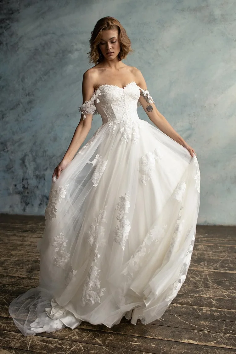 robe de mariée bustier tendance