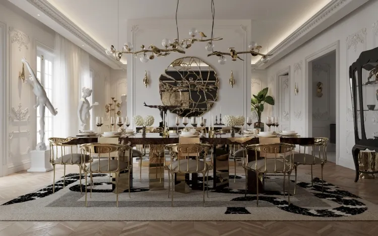 salle à manger moderne de luxe 2022