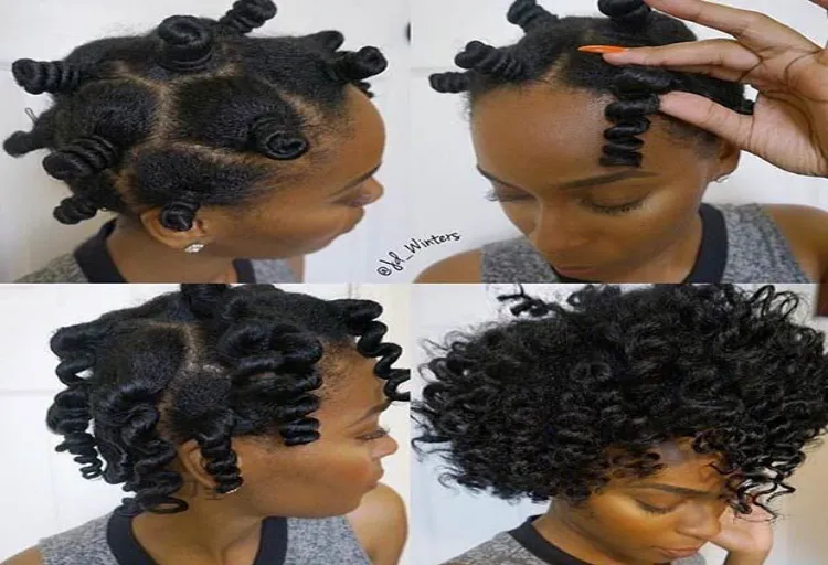 téchnique Bantu Knot pour se faire des boucles serrées sans chaleur