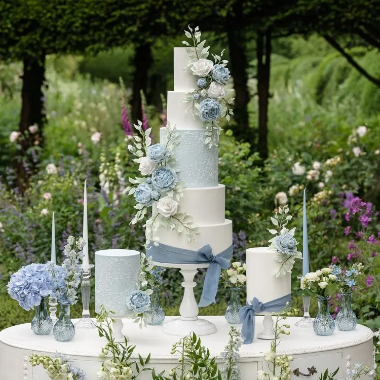 tendance mariage 2022 gâteau de mariage inspiré Brigerton