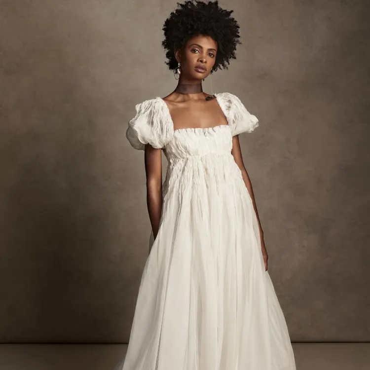 tendance mariage 2022 robe de mariée Brigerton Regencycore