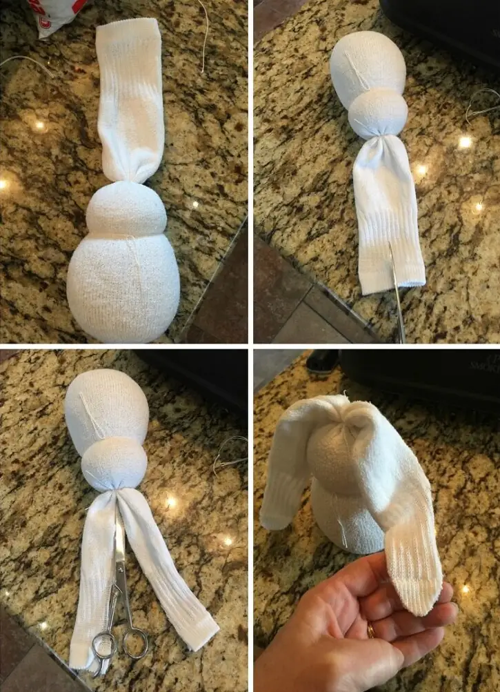 Comment faire un lapin a partir de chaussettes