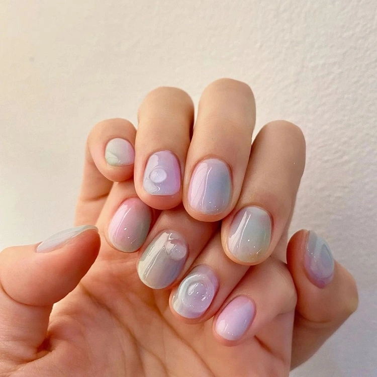 Manucure jelly nails