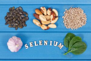 aliments riches en sélénium oligoélément utile glande thyroïde propriétés antioxydantes