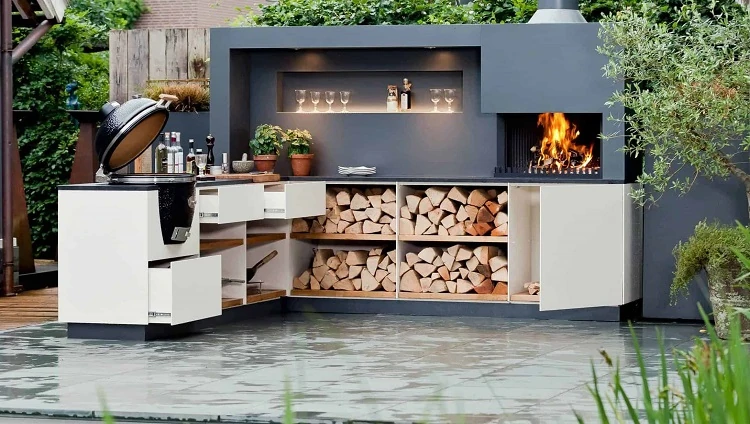 build an outdoor kitchen