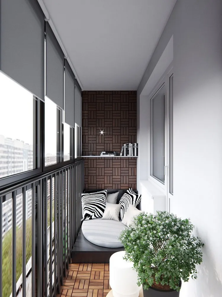 Comment aménager un petit balcon en longueur ? - Concept Usine