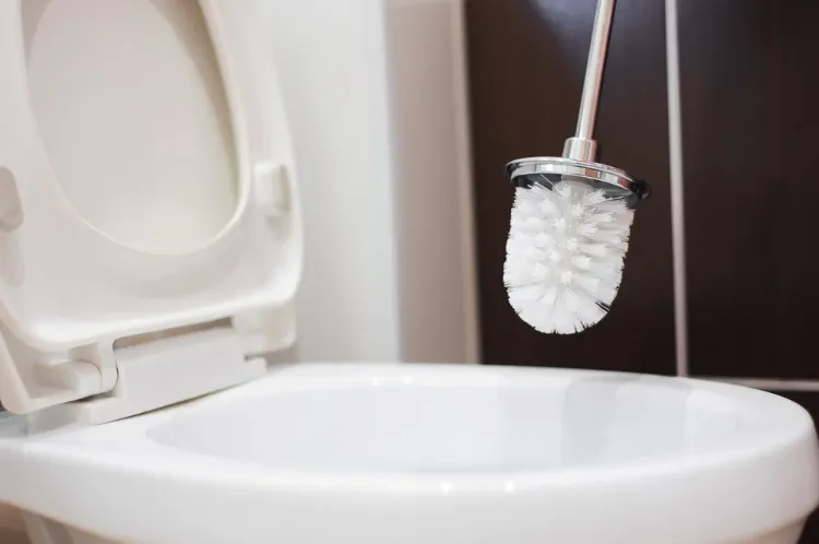 comment nettoyer brosse wc jaunie naturellement