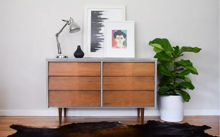 comment relooker une commode en bois bonne hauteur meuble tv style minimaliste