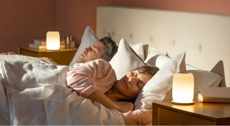 dormir avec lumière allumée pratique routine vivre couple devenir fait traumatisant