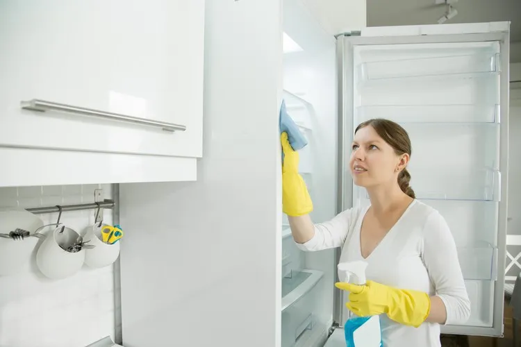 entretien frigo nettoyage en profondeur du réfrigérateur enlever les mauvaises odeurs