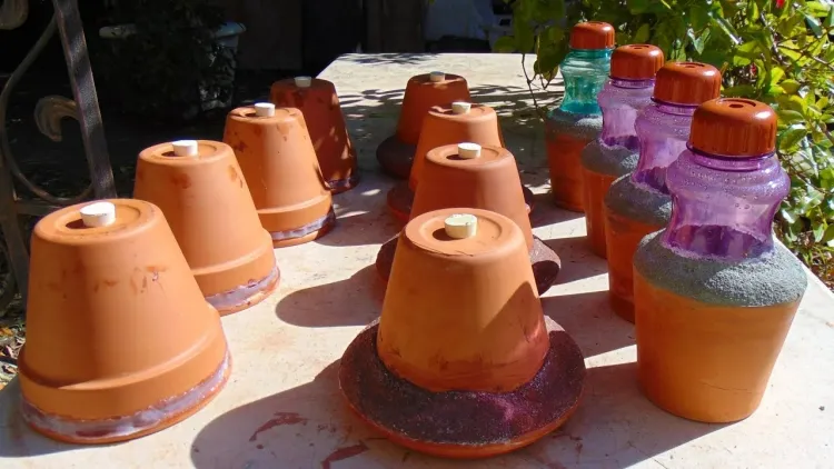 fabriquer oyas argile créer siennes utiliser pots soucoupes terre cuite ordinaires
