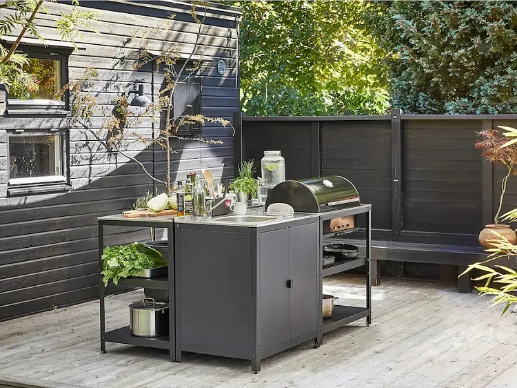 grillskaer meuble evier barbecue cuisine exterieure IKEA 2022