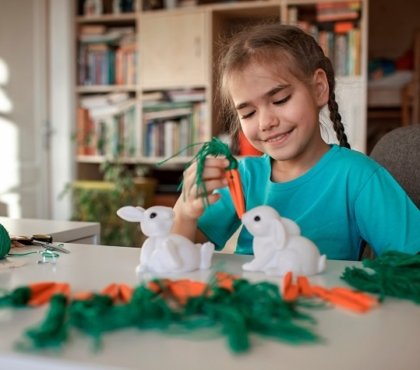 idées bricolages paques 2022 pour enfants à la maternelles à faire en famille