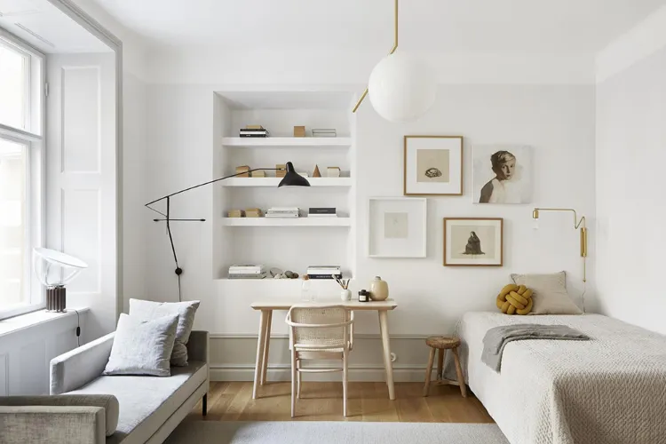 intérieur minimaliste pour gagner de l'espace