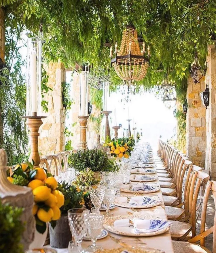 mariage tendance 2022 style déco dolce vita