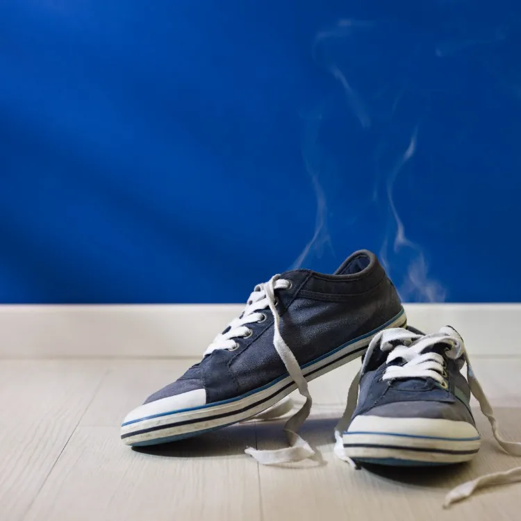 mauvaise odeur couloir entrée maison causes courantes chaussures sport