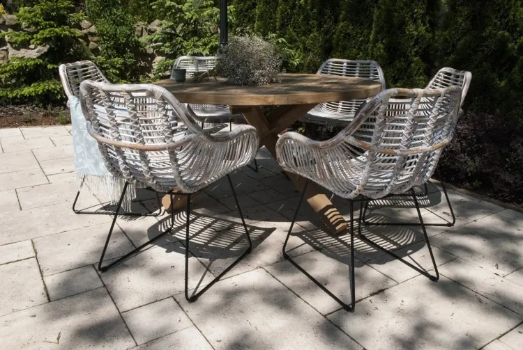 mobilier d extérieur design cadre de table extravagant 2022