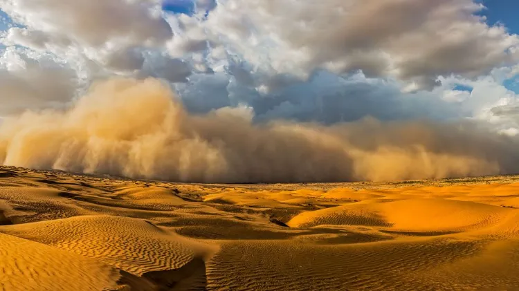 pluie de sable sahara santé 2022