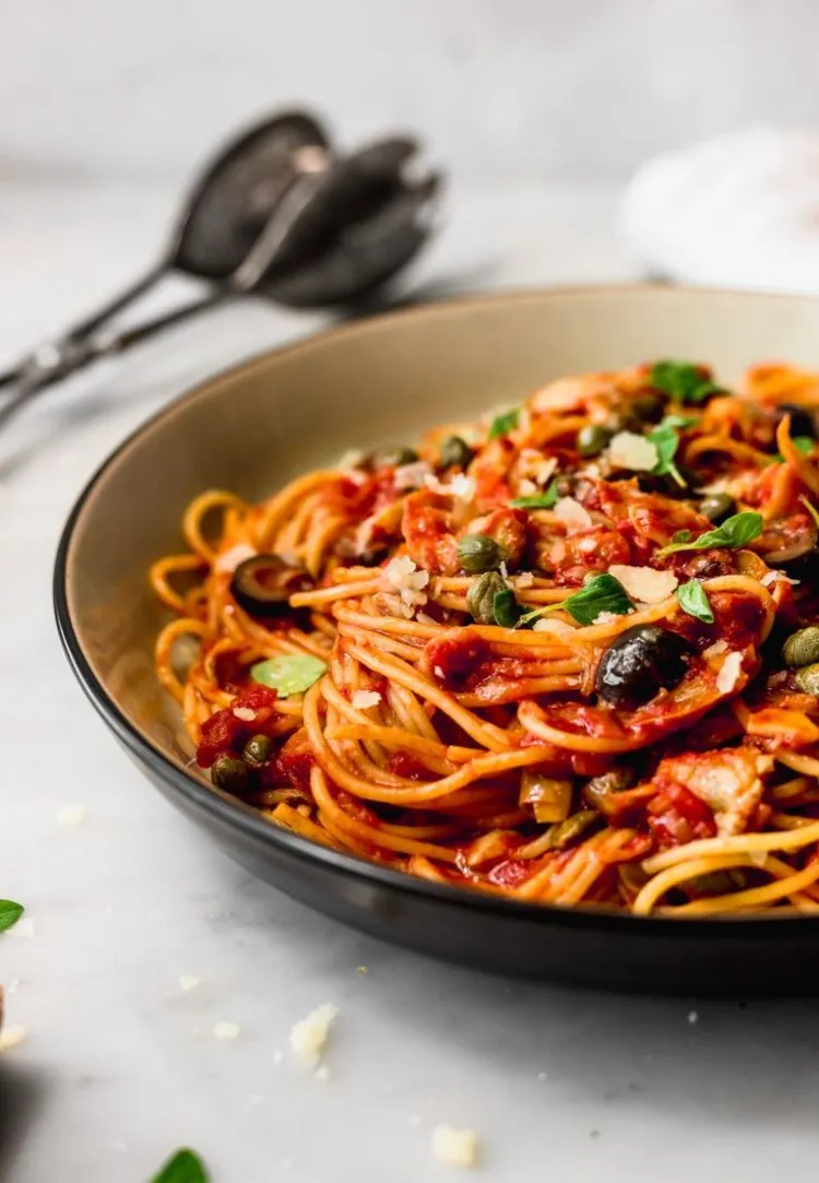 Recipes for Italian Pasta Cherry Tomato Sauce Caper Olives