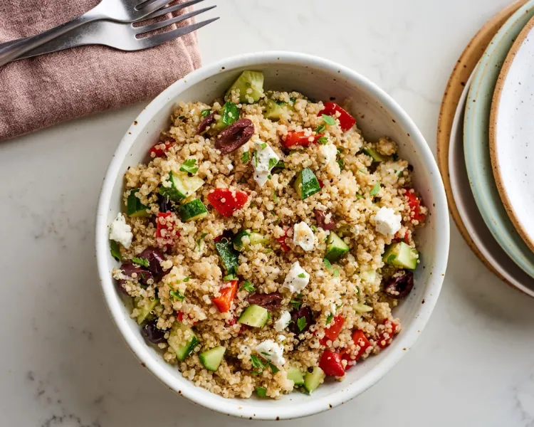 quels aliments sains manger tous les jours sans modération salade quinoa