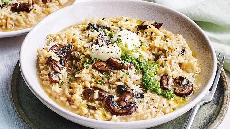 family meal recipe in the oven easy vegetarian risotto in the quick oven