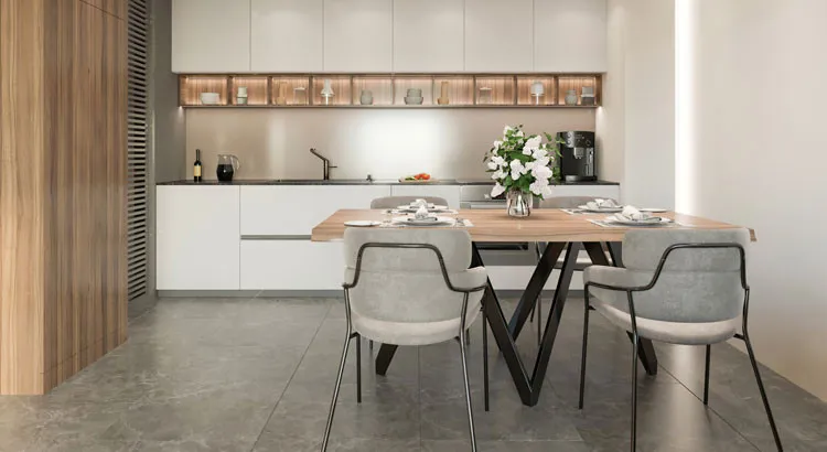 waxed concrete renovation kitchen 2022