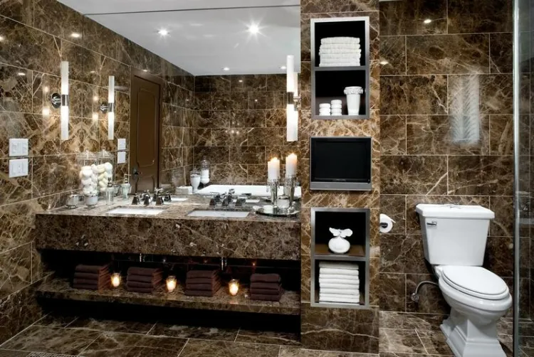 revêtement salle de bain mural fonctions pratiques esthétiques décoratives