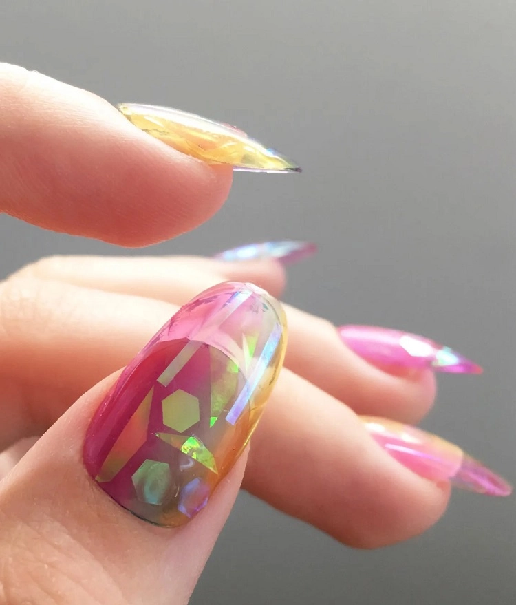 tendance ongles 2022 jelly nails