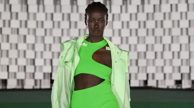 tendances printemps 2022 vetements découpes couleurs néon flashy