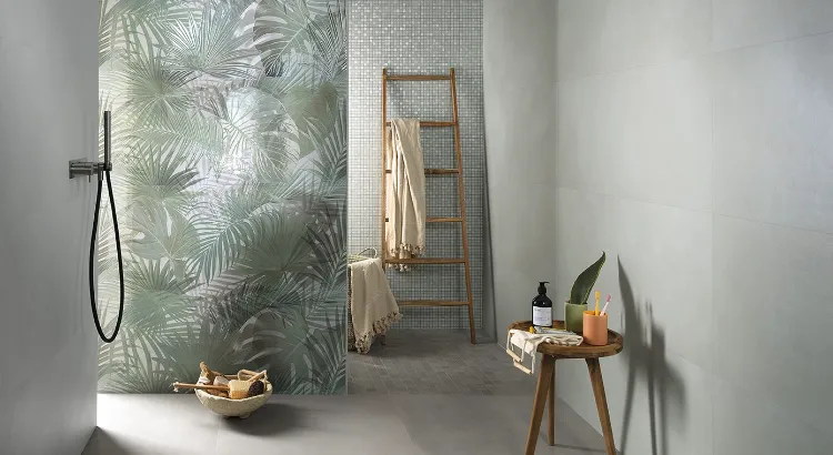 carrelage salle de bain moderne design italien 50 120 tropical verde fap ceramiche
