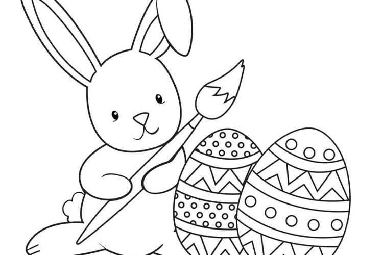 Coloriage Pâques maternelle à imprimer gratuitement : 30 idées pour