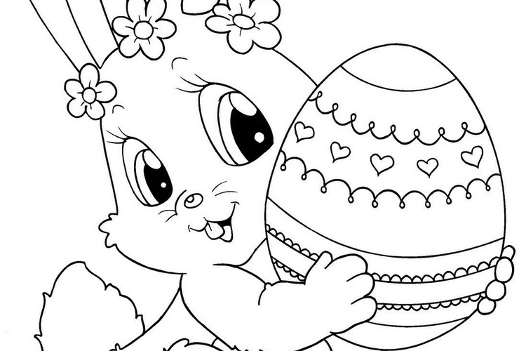 Coloriage Pâques maternelle à imprimer gratuitement : 30 idées pour