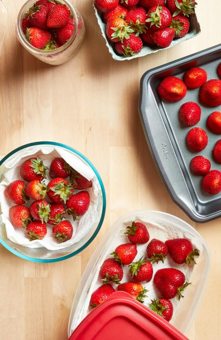 comment conserver des fraises et framboises cerises fraiches