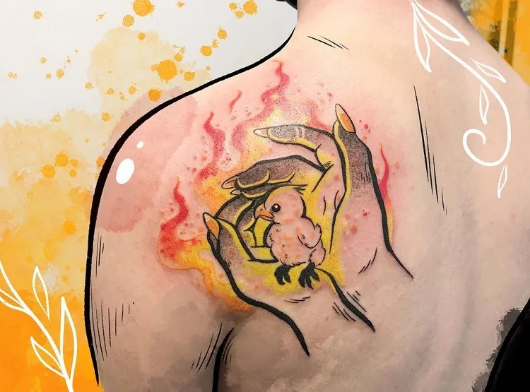 conseils 1er tatouage femme phoenix 2022